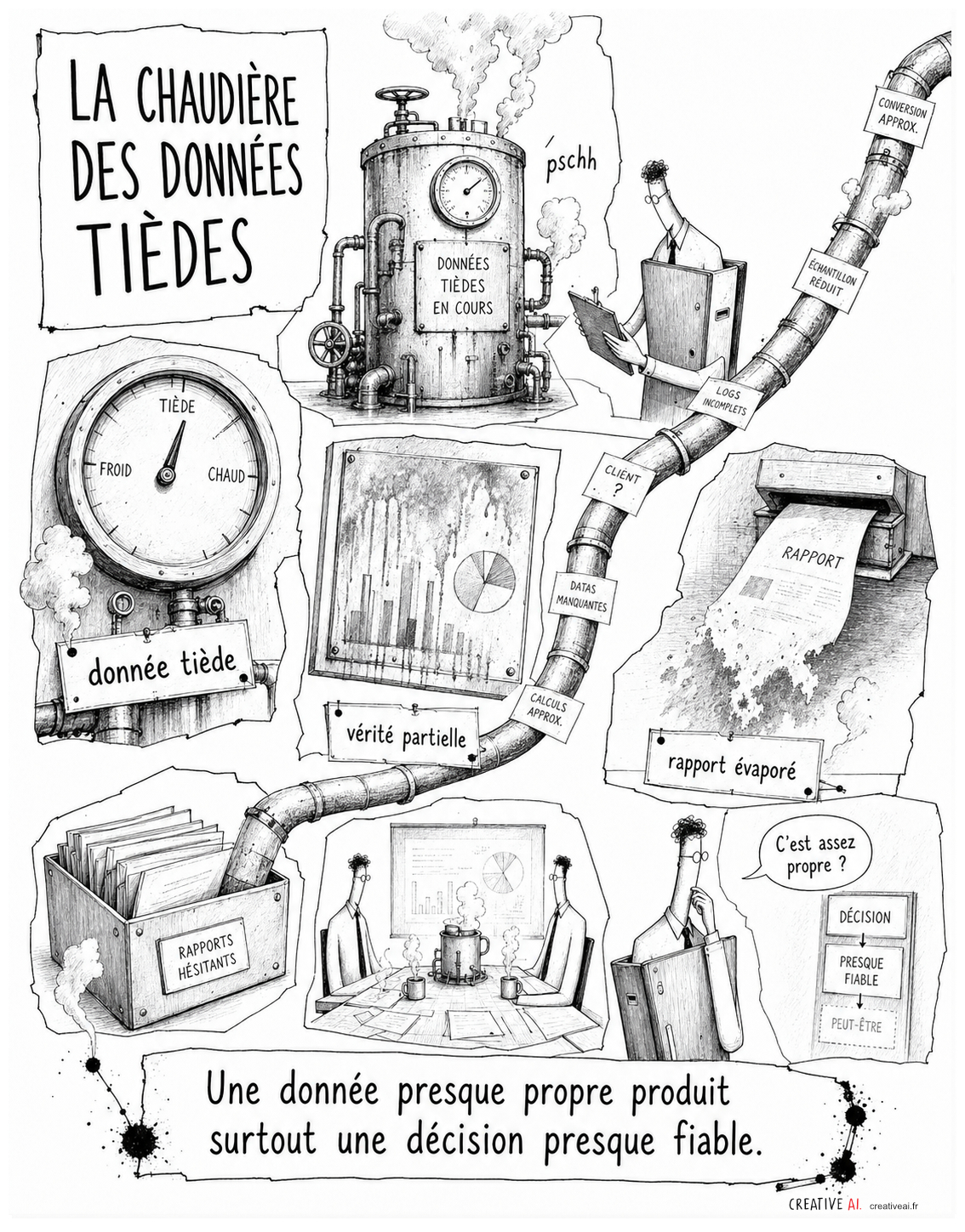 Bureau 404 - la chaudière des données tièdes