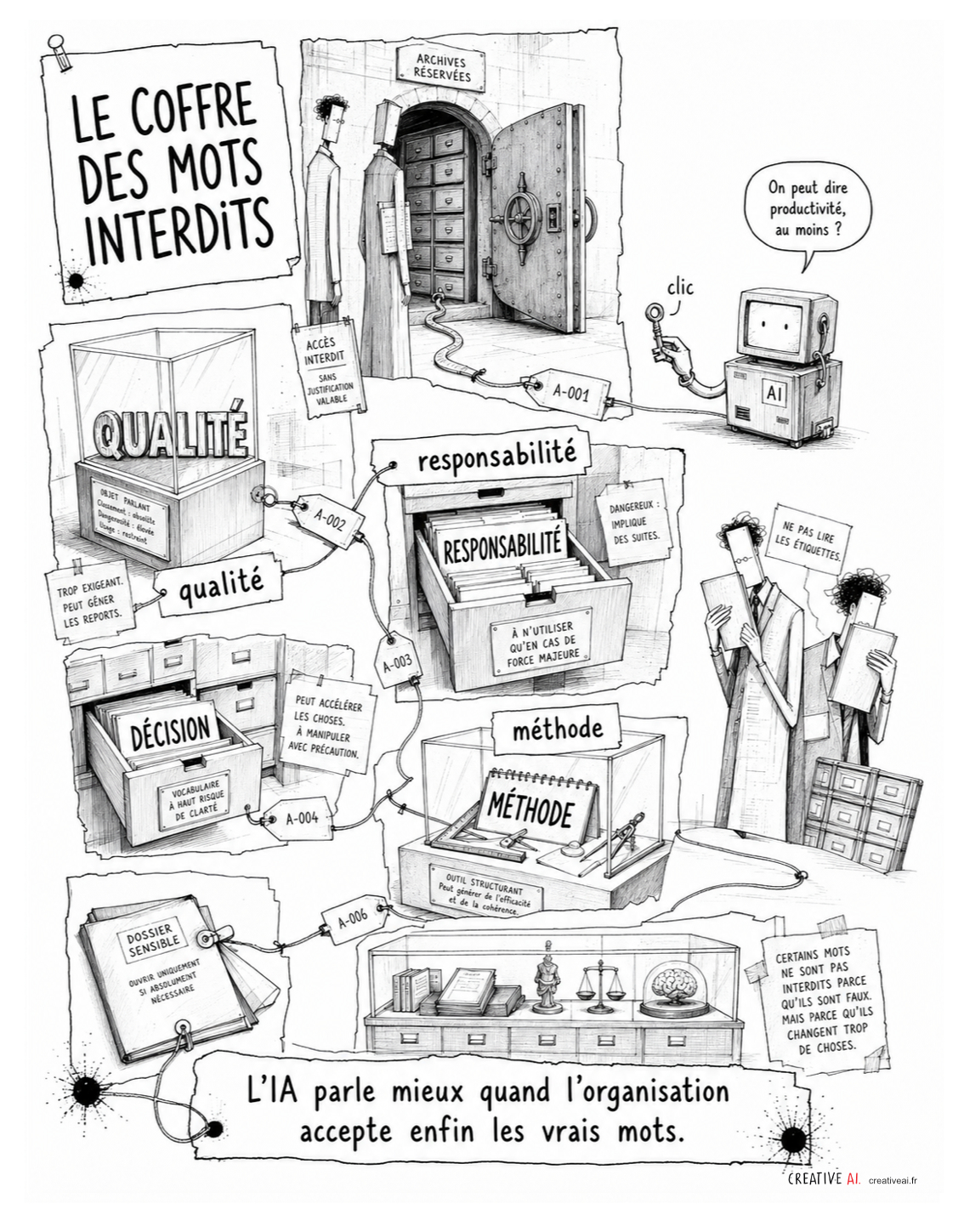 Bureau 404 - Le coffre des mots interdits