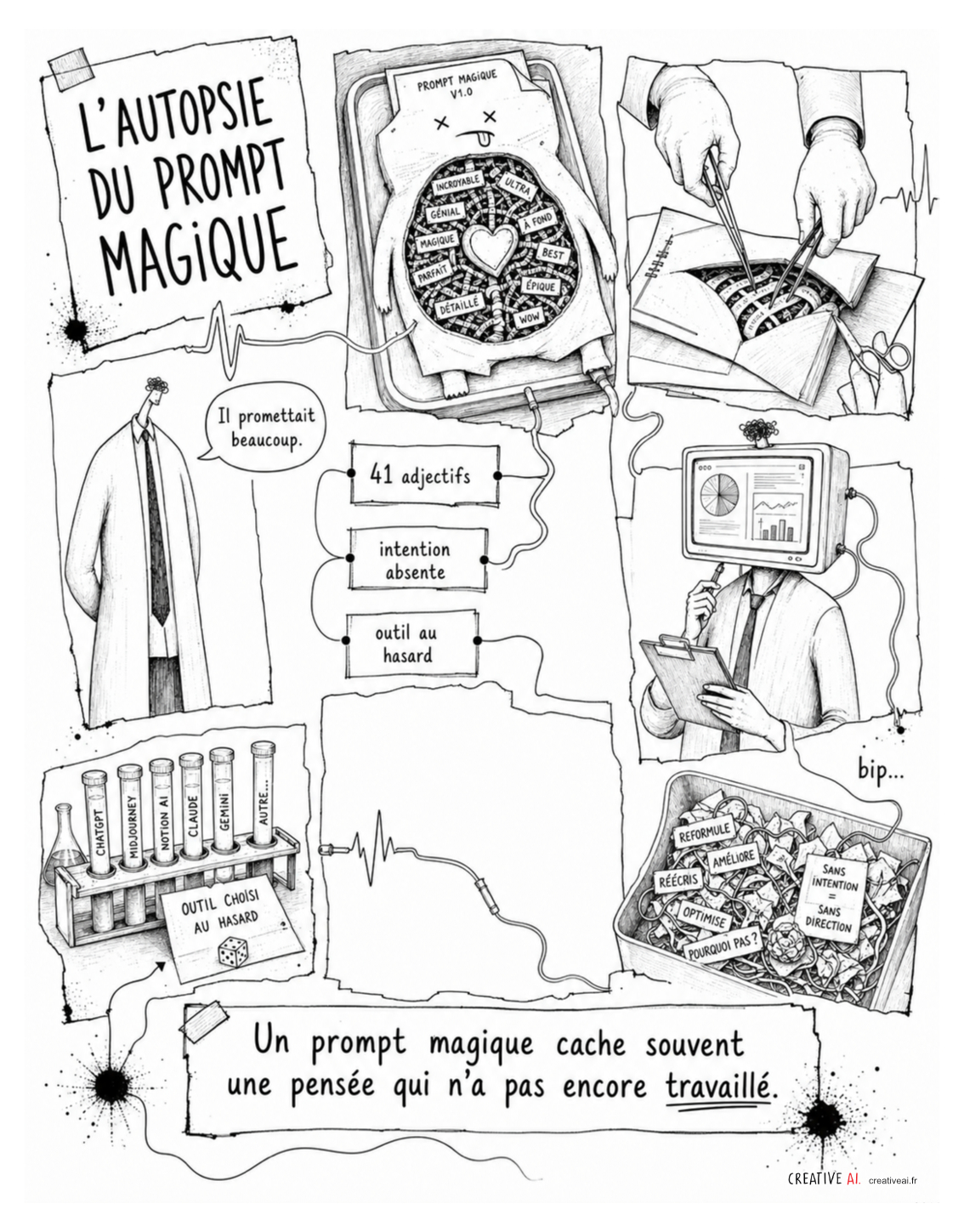 Bureau 404 - L'autopsie du prompt magique