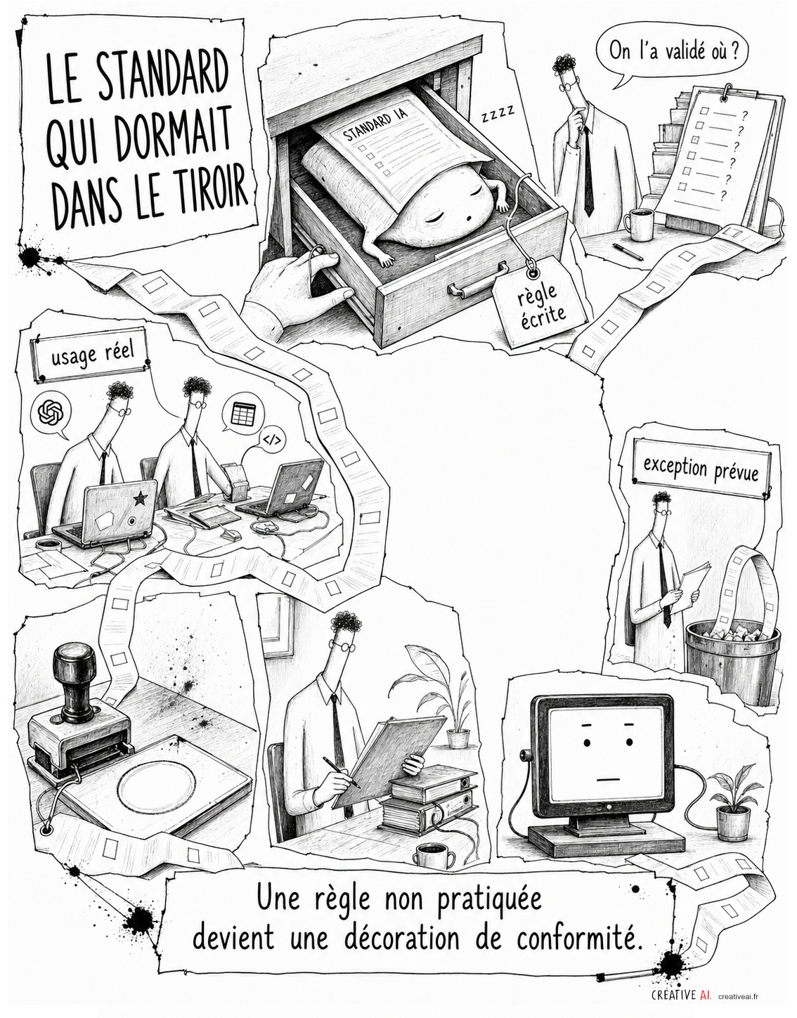 Bureau 404 - le standard qui dormait dans le tirroir