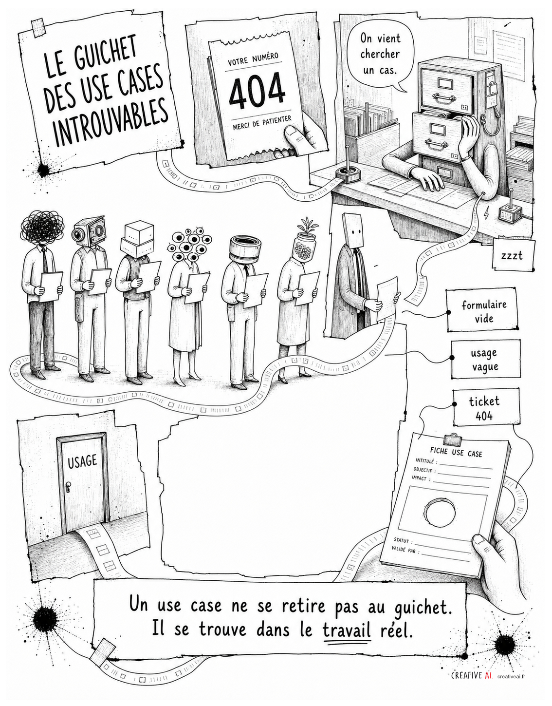 Bureau 404 - Le guichet des uses cases introuvables