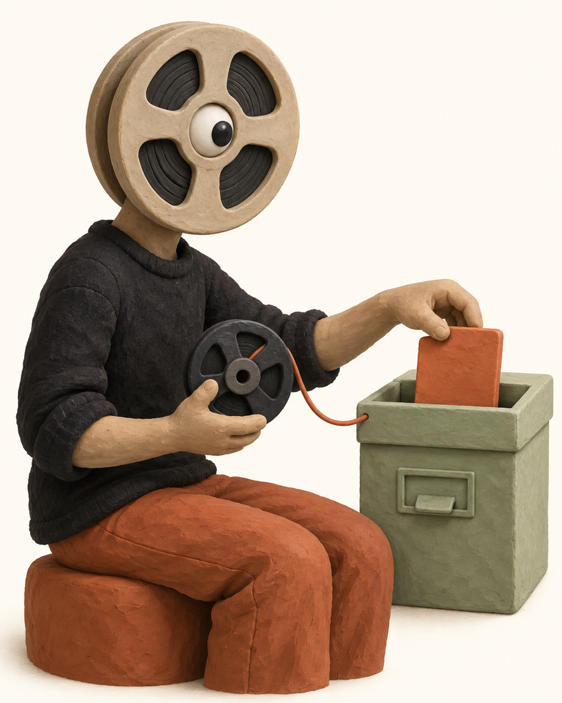 Créature en plasticine archivant une réponse tout en conservant une boucle de correction réversible