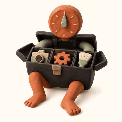 Illustration originale : Choisir les outils et organiser les étapes nécessaires pour passer du brief à un livrable exploitable.