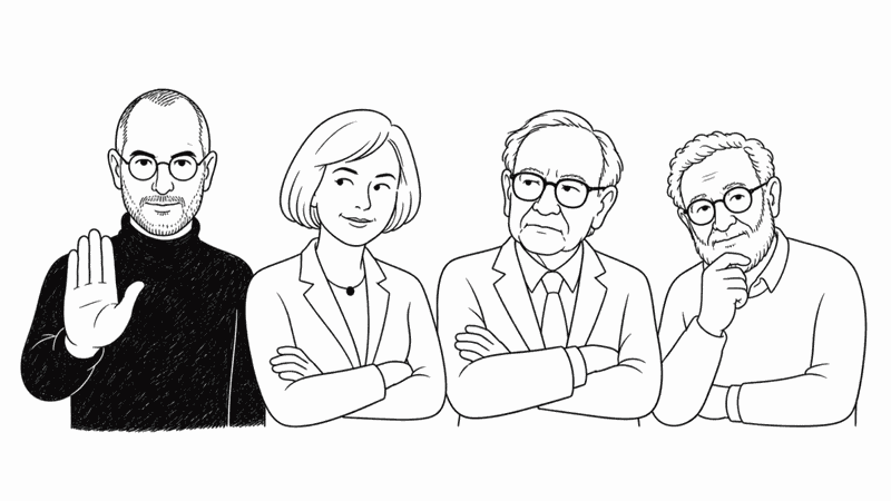 Portrait du comité créatif IA : les 4 membres CoDir