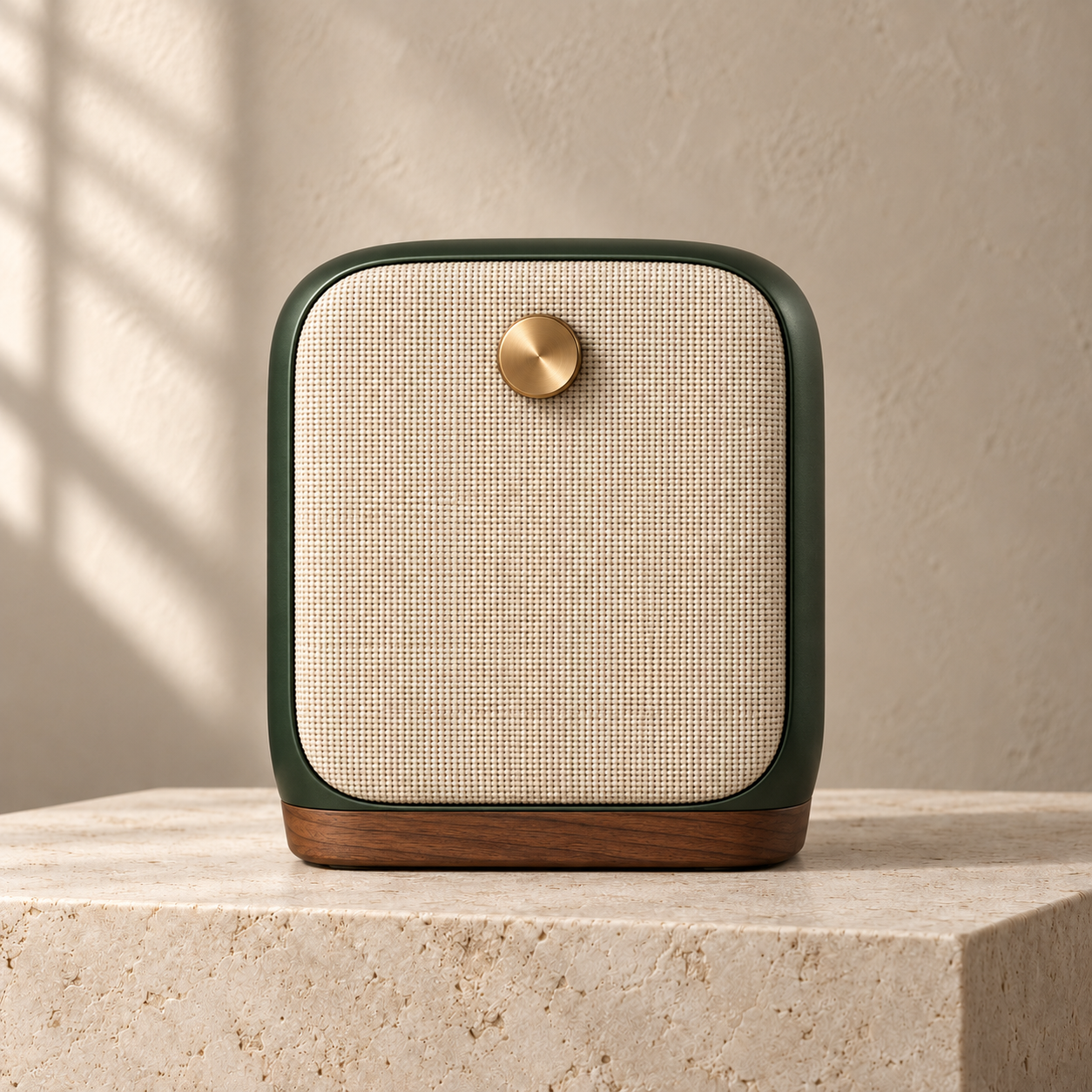 Vue frontale de l'enceinte sans fil